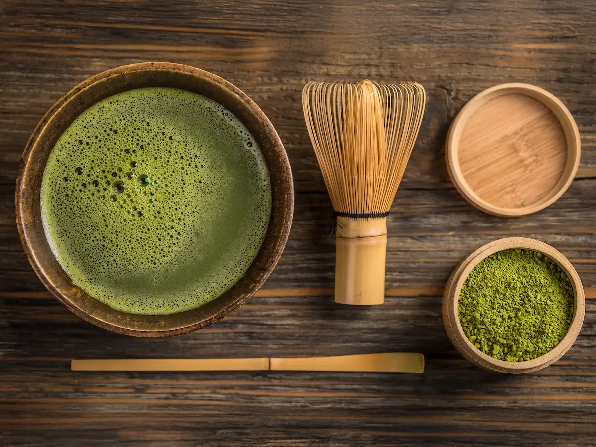 Japonský zelený čaj matcha